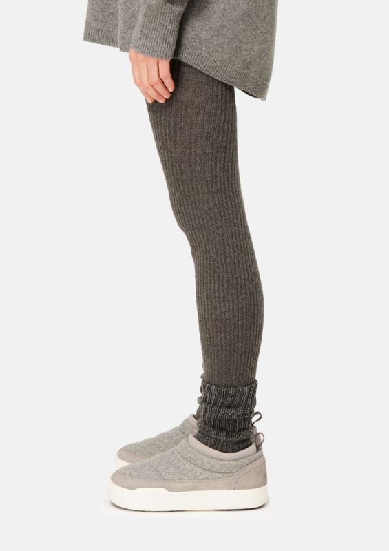 MOON BOOT PARK SOFT GREY FELT SNEAKERS