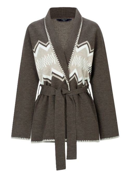 Hovedbilde Rondslottet Cardigan Dark Brown