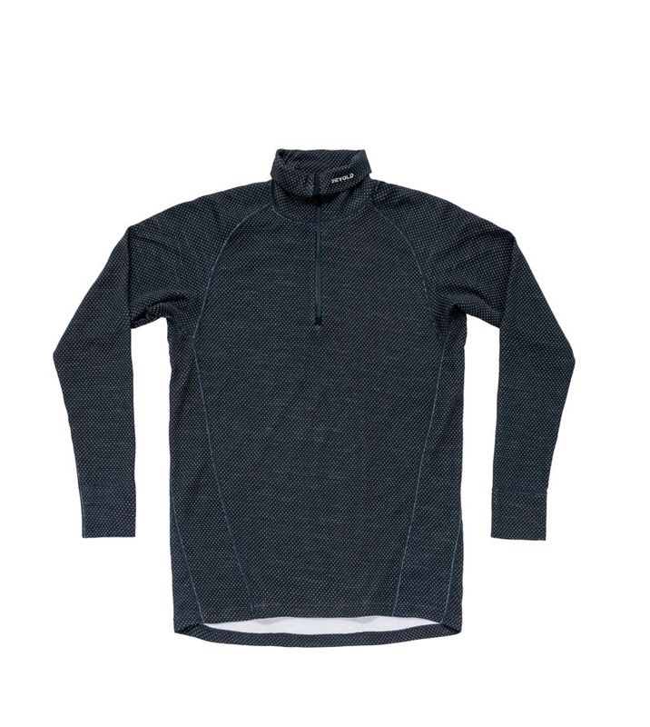 Duo Active Merino 205 Z.Neck Man Ink