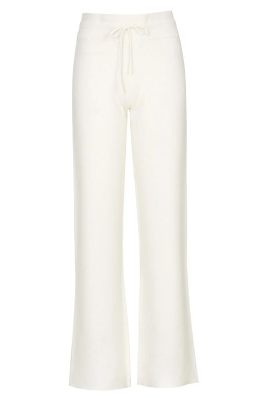 Hemsedal Knitted Flare Pants White Swan