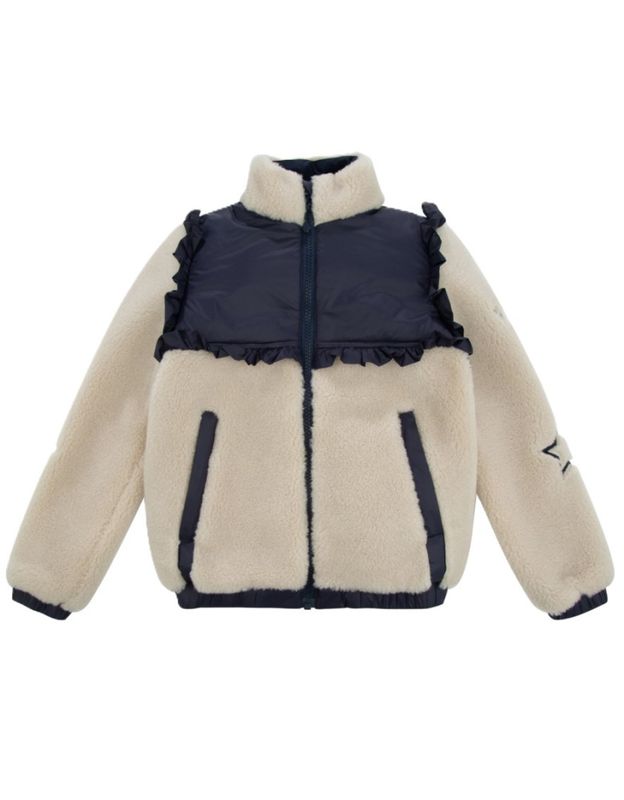 Stryn Fleece Jacket Girl Beige