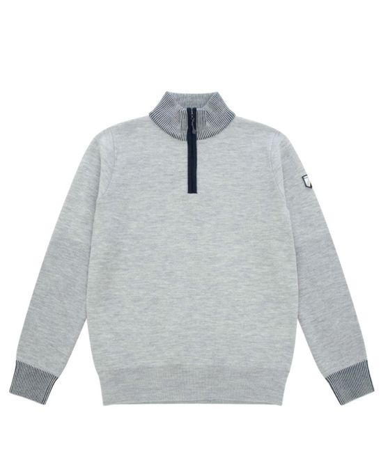 Hovedbilde Tydal Knitted Sweater Boy Grey Melange