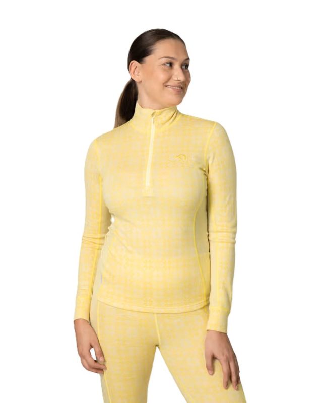 Rose Half Zip Yellow