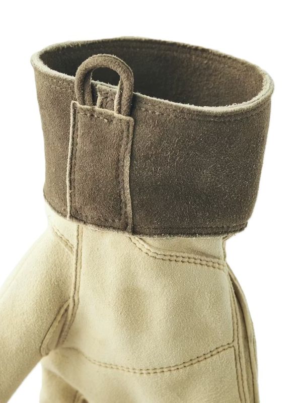 Chamois Ranch Glove - 5 finger Natural Yellow